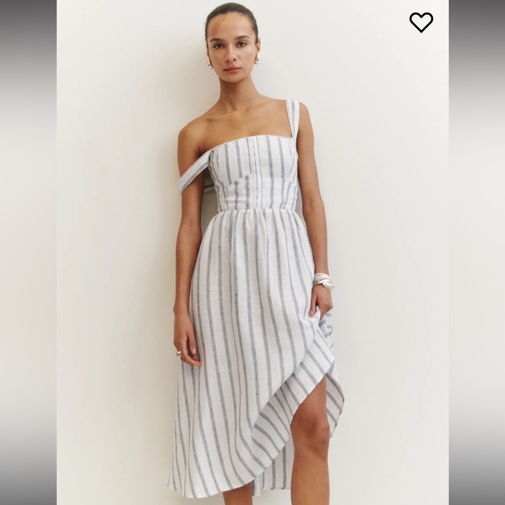 NWT Reformation Tagliatelle Linen Dress size 2